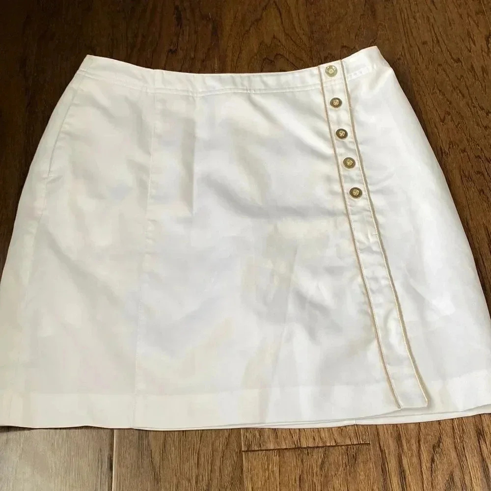 EP Pro White Golf Skort Size 8 1026